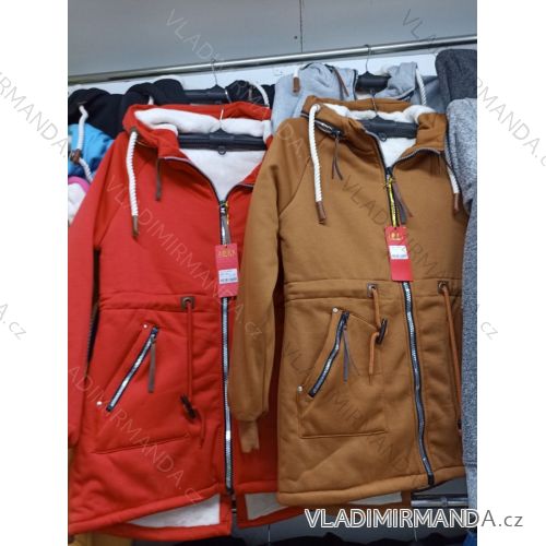 Warmer Damen-Hoodie mit langen Ärmeln und Reißverschluss (M-2XL) DT FASHION DTF23DT-1007B