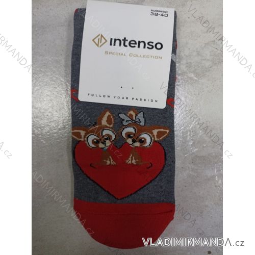 Happy Thin Valentine's Socken für Damen (35-37, 38-40) POLISH FASHION DPP23002