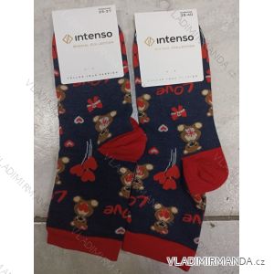 Happy Thin Valentine's Socken für Damen (35-37, 38-40) POLISH FASHION DPP23004