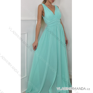 Ärmelloses langes Partykleid für Damen (S/M EINHEITSGRÖSSE) ITALIAN FASHION IMPBB22A11659