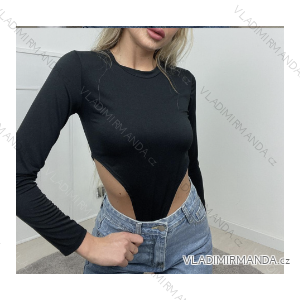 Damen-Body mit langen Ärmeln (Einheitsgröße S/M) ITALIAN FASHION IMPBB23H5585