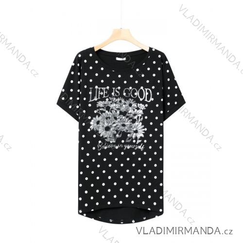 Damen-Kurzarm-T-Shirt (S/M EINHEITSGRÖSSE) GLO STORY GLO23WPO-3324