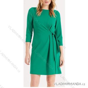 Kleid Elegant 3/4 Langarm Damen Übergröße (2XL/3XL ONE SIZE) ITALIAN FASHION IMWT23230