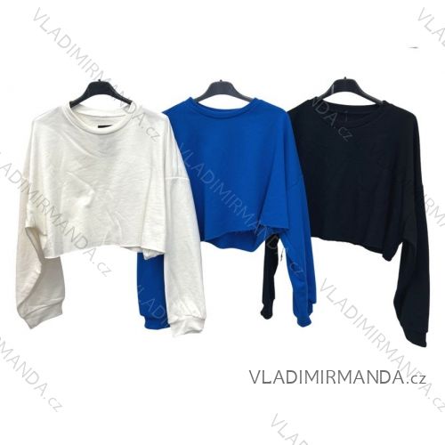 Damen-Langarm-Sweatshirt (Einheitsgröße S/M) ITALIAN FASHION IMPLM23933250065