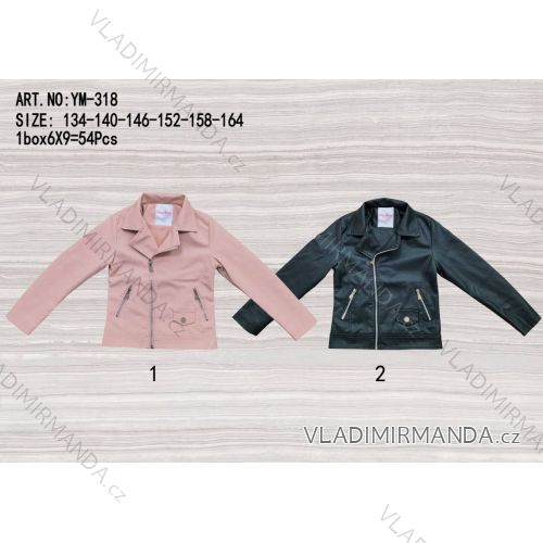 Jeansjacke warmes Teenie-Mädchen (134-164) ACTIVE SPORTS ACT218P-8129