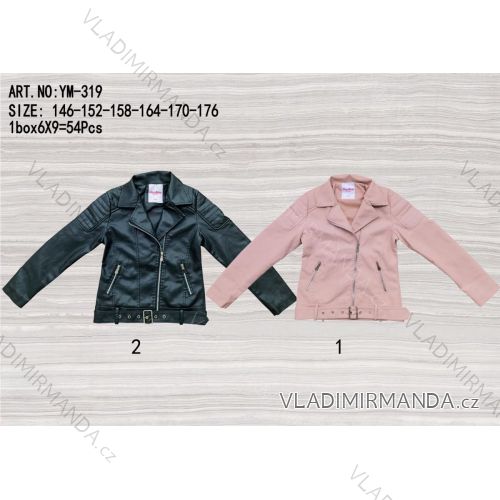 Jeansjacke warmes Teenie-Mädchen (134-164) ACTIVE SPORTS ACT218P-8129