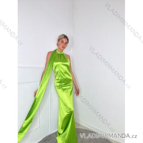 Langes, elegantes, ärmelloses Partykleid für Damen (Einheitsgröße S/M) ITALIAN FASHION IMPBB23A116711