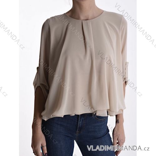 Langärmlige Tunika/Bluse für Damen (S/M Einheitsgröße) ITALIAN FASHION IMPLM2330327