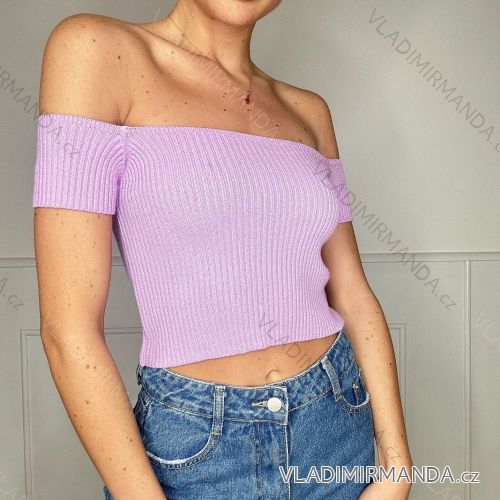 Kurzärmliges Crop-Top für Damen (Einheitsgröße S/M) ITALIAN FASHION IMPBB2322184