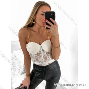 Trägerloser Spitzen-Body für Damen (Einheitsgröße S/M) ITALIAN FASHION IMPGM239028