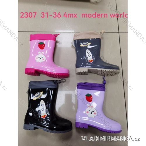 Gummistiefel Kinder Jugend Mädchen und Jungen (31-36) MODERN WORLD OBMW232307