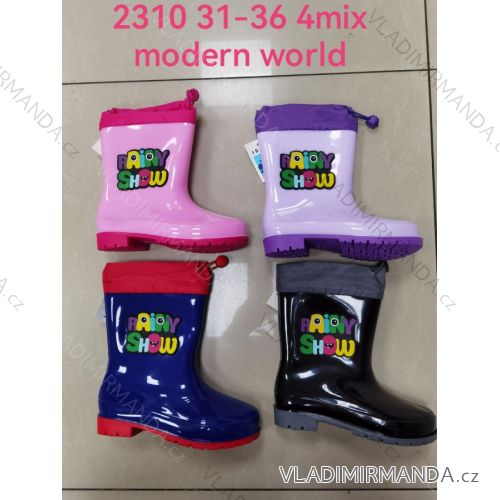 Gummistiefel Kinder Jugend Mädchen und Jungen (31-36) MODERN WORLD OBMW232310