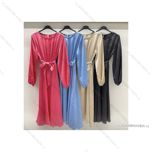 Langarmkleid für Damen (S/M EINHEITSGRÖSSE) ITALIAN FASHION IMPDY23MDUE22879