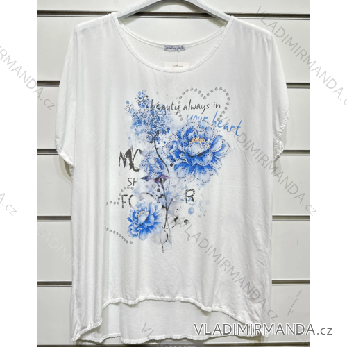 Kurzarm-T-Shirt für Damen (S/M EINHEITSGRÖSSE) ITALIAN FASHION IMPSH2315022FR