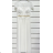 Langes, elegantes, lässiges Kurzarmkleid für Damen (Einheitsgröße S/M) ITALIAN FASHION IMPSH2380706 weiß S / M