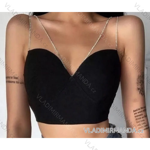 Trägertop/Croptop für Damen (S/M EINHEITSGRÖSSE) ITALIAN FASHION IMPLP2339880090