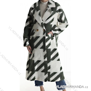 Damen-Herbst-Leder-Langarmmantel (S/M ONE SIZE) ITALIAN FASHION IMPLM2255500