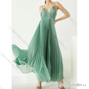 Langes, elegantes Damenkleid mit Trägern (S/M EINHEITSGRÖSSE) ITALIAN FASHION IMPLP2389050135