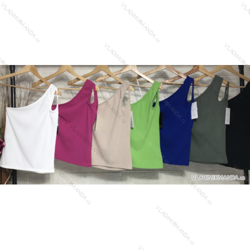 Ärmelloses Tanktop/Croptop für Damen (S/M EINHEITSGRÖSSE) ITALIAN FASHION IMPGM2310036