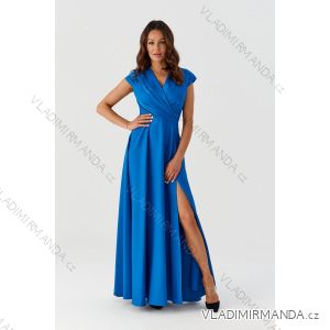 Langes Party-Kurzarmkleid für Damen (36-56) POLISH FASHION PMLMR23AFRODYTA-5