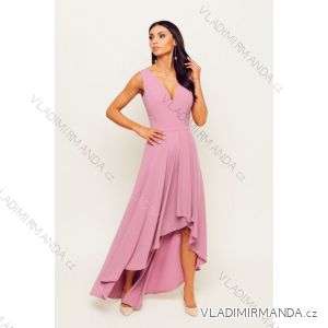 Ärmelloses langes Partykleid für Damen (34-54) POLISH FASHION PMLMR23VALENTINA-1