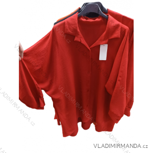 Langarm-Oversize-Shirt für Damen in großen Größen (XL/2XL ONE SIZE) ITALIAN FASHION IMBM23015