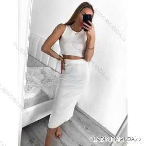 Damen-Set aus ärmellosem Oberteil und Rock (Einheitsgröße S/M) ITALIAN FASHION IMPGM237222