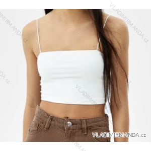 Trägerloses Crop-Top für Damen (S/M ONE SIZE) ITALIAN FASHION IMPLP2350850040