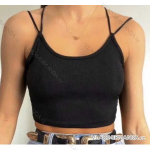 Damen-Träger-Crop-Top (Einheitsgröße S/M) ITALIAN FASHION IMPCF2320824MICRO