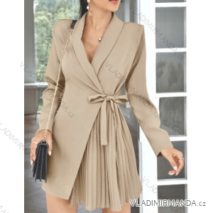 Elegantes Mantel-Langarmkleid für Damen (S/M EINHEITSGRÖSSE) ITALIAN FASHION IMPCF2316972