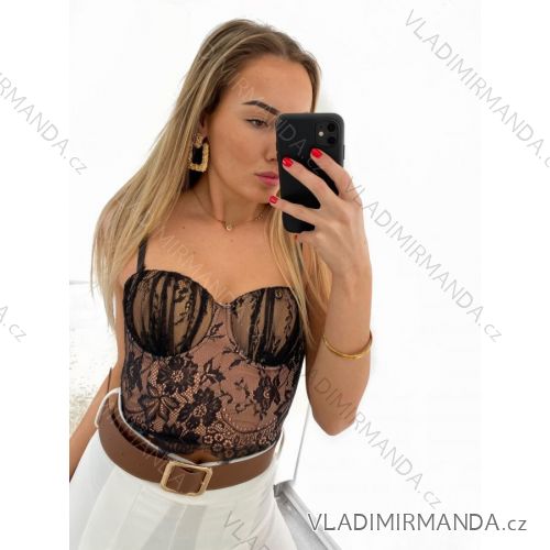 Trägertop/Croptop für Damen (SL) ITALIAN FASHION IMPLP2388017012