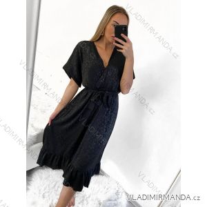 Kurzarmkleid für Damen (S/M EINHEITSGRÖSSE) ITALIAN FASHION IMPGM2310665