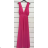 Elegantes, ärmelloses langes Sommerkleid für Damen (S/M Einheitsgröße) ITALIAN FASHION IMPSH237554