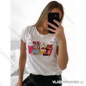 T-Shirt Kurzarm Frauen (UNI S-M) ITALIENISCHE MODE IMM20330