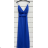 Langes, elegantes Partykleid für Damen mit Trägern (S/M EINHEITSGRÖSSE) ITALIAN FASHION IMPSH234388